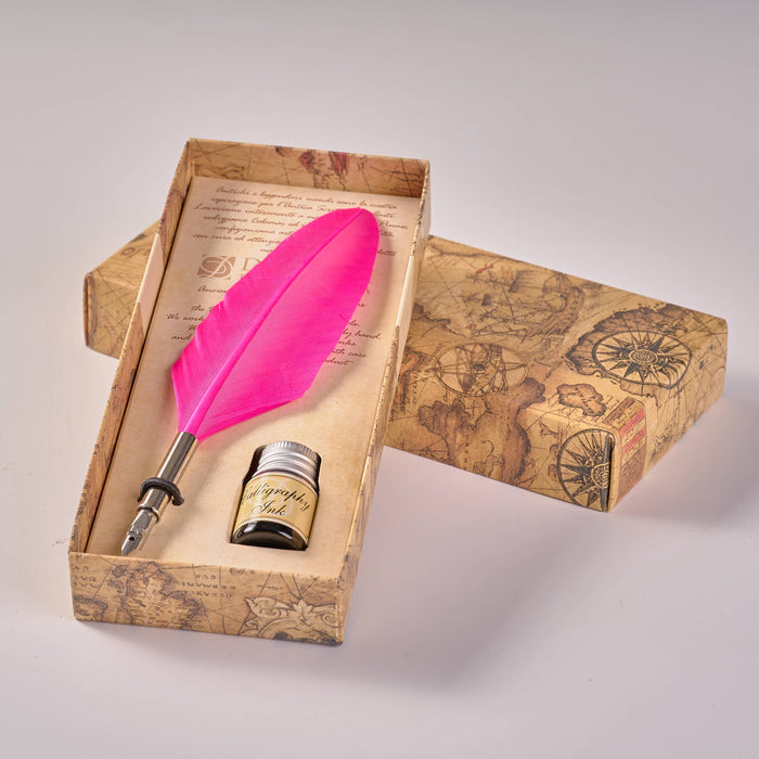 Small Feather Pen Purple