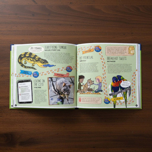 Book titled 'Sydney City Trails' by Lonely Planet Kids on a table
