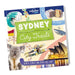 Book titled 'Sydney City Trails' by Lonely Planet Kids with illustrations of Sydney landmarks and a koala.