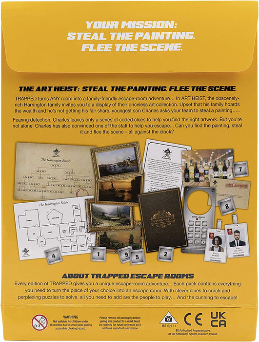 Trapped The Art Heist Home Escape Room (Series 1  Room 1)