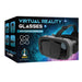Box of virtual reality glasses with 360-degree viewing capability on a white background