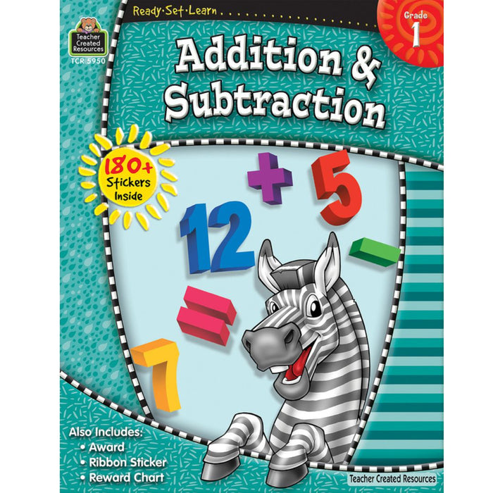 Addition and Subtraction Ready Set Learn Book Grade 1
