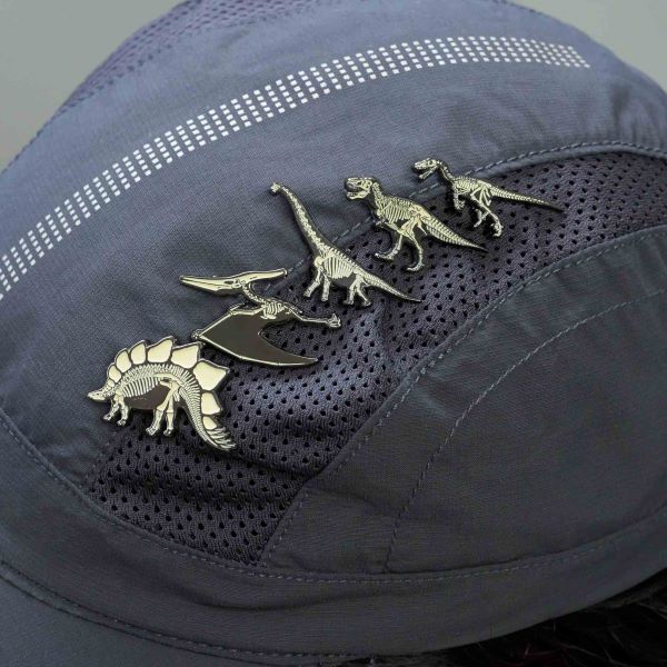 velociraptor glowing dinosaur skeleton pin assorted 2