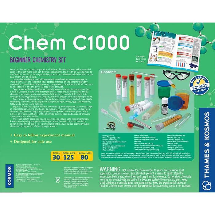 Thames and Kosmos Chemistry Kit C1000