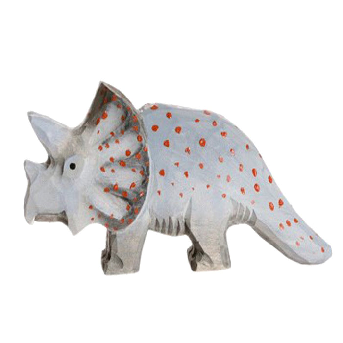 Wudimals Triceratops Handmade Wooden Toy