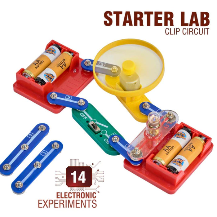 clip circuit starter lab 14 experiments 
