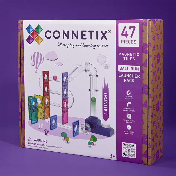 Connetix Ball Launcher 47pc professor plums