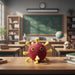 corona virus educational toy from Professor Plums on a class room
