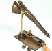 Leonardo da Vinci Trebuchet Wooden trebuchet model on a white background