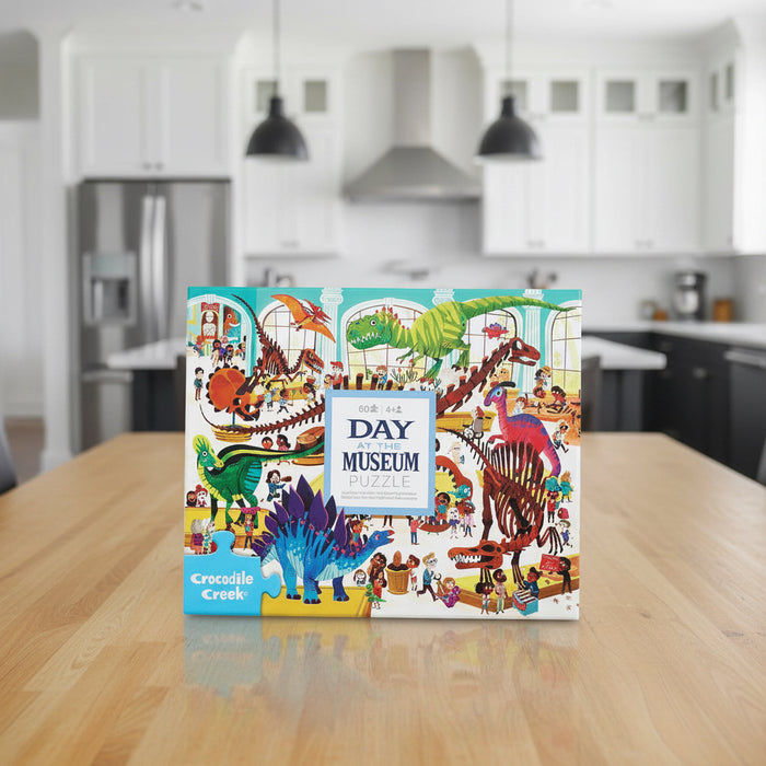 Day At Museum Dinosaur 60pc Pu