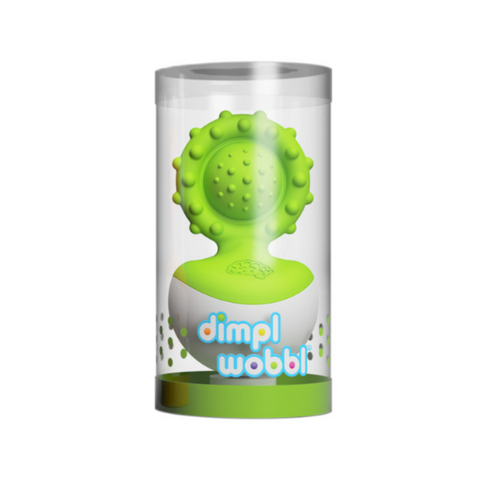 Dimpl Wobble Baby Toy - Green