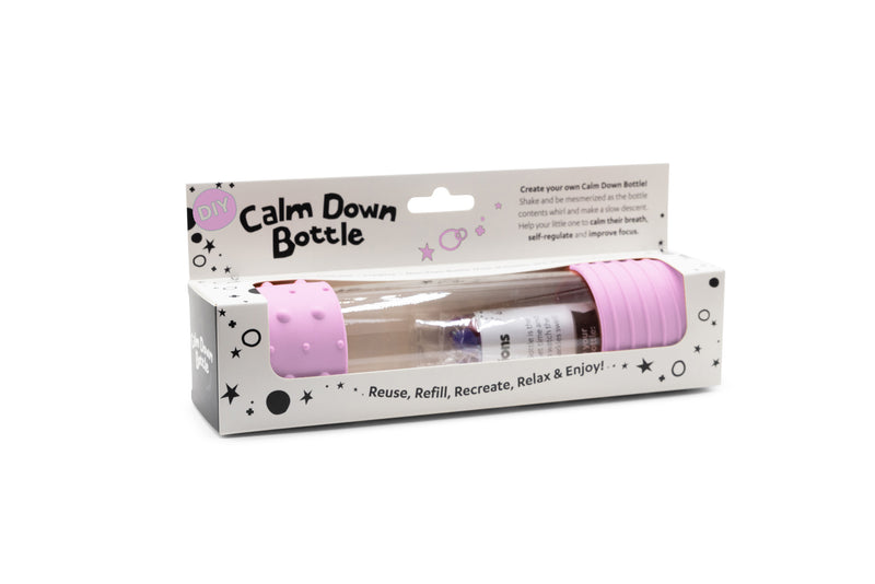 DIY Calm Down Bottle Pink Fidget Toy