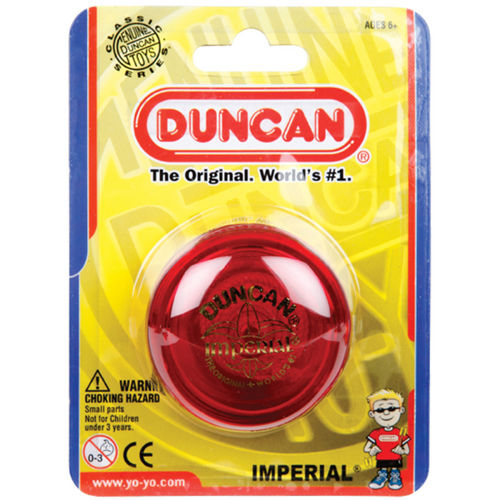 duncan the original yoyo imperial red in packaging 