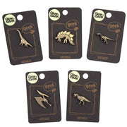 velociraptor glowing dinosaur skeleton pin assorted 3