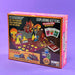 Board game box for 'Exploding Kittens' on a purple background