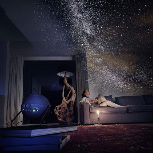 Homestar Flux Home Planetarium Star Projector Example Image