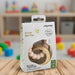 Jellystone moon teether packaging with wooden and silicone ring
