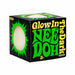 nee doh glow in the dark stress ball front side packaging