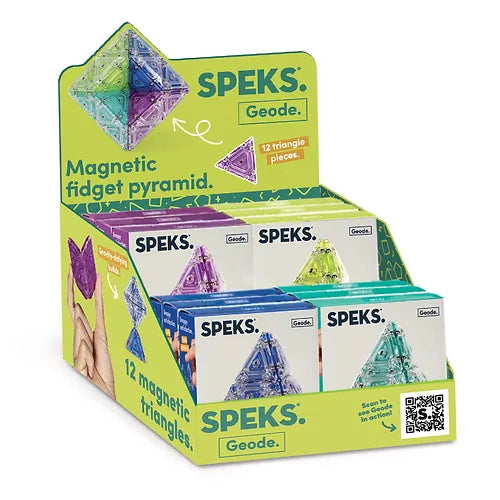 Speks Geode Pyramid Green