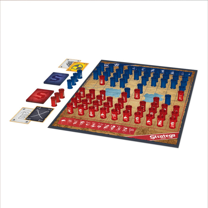 Board game box titled 'Strategy' with historical illustrations on a white background