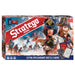 Board game box titled 'Strategy' with historical illustrations on a white   background