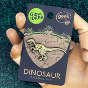 velociraptor glowing dinosaur skeleton pin 1