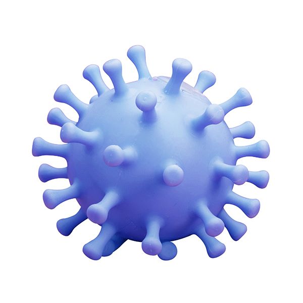 Virus Stress Ball Blue Colour