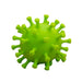 virus stress ball green