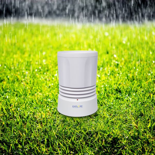 wireless rain gauge with outdoor temperature 2