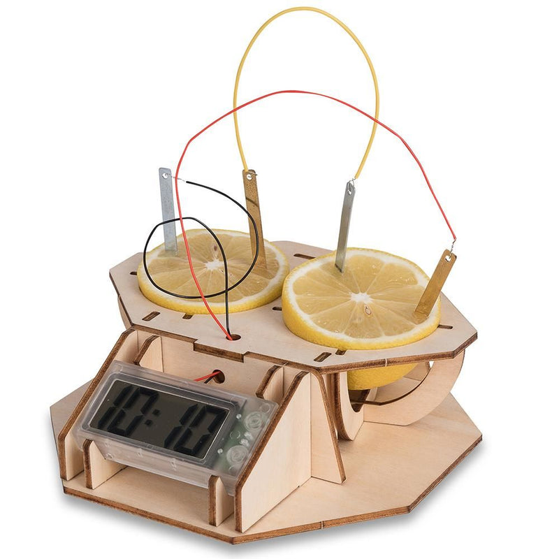 wood kit lemon clock