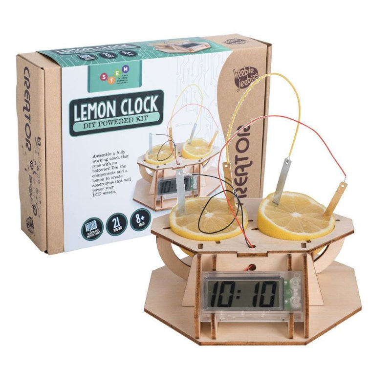 wood kit lemon clock