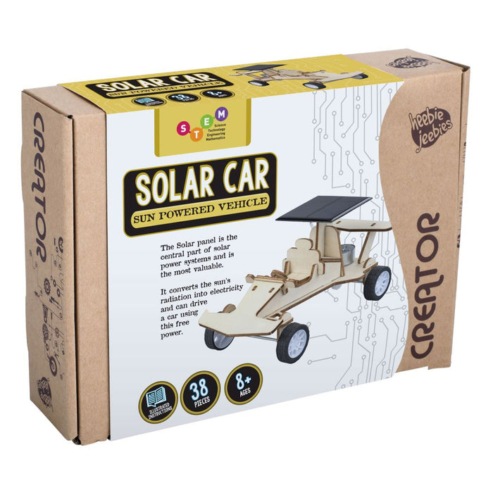 wooden solar car side packaging 