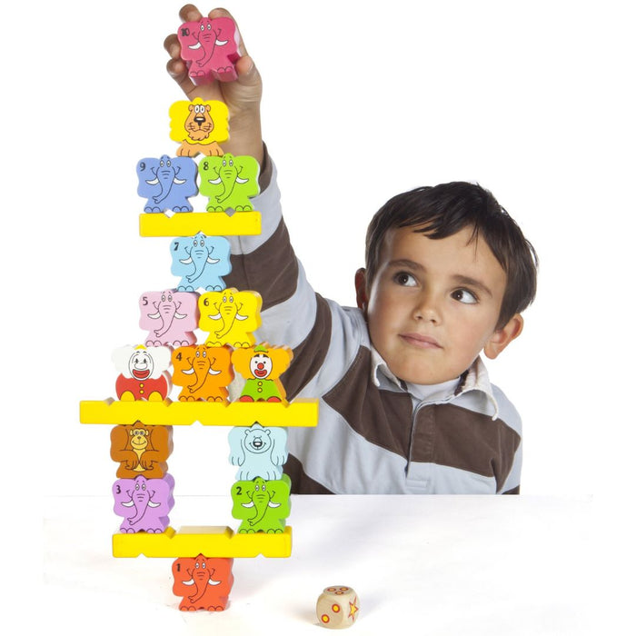 zimbbos balancing animal games boy stacking tower
