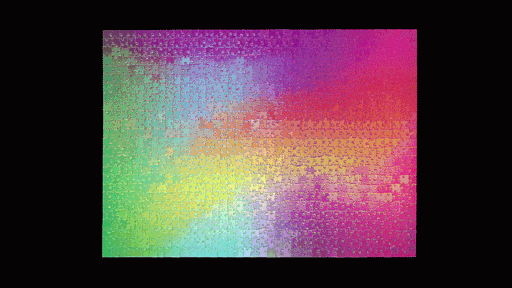 Clemens Habicht | 1000 Colour Changing Puzzle Puzzle