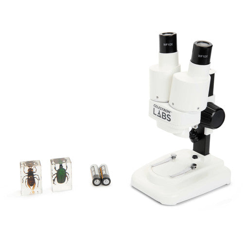 Celestron S20 Portable Stereo Microscope w/20x power