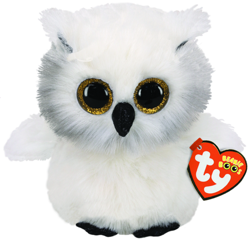 austin white owl plush
