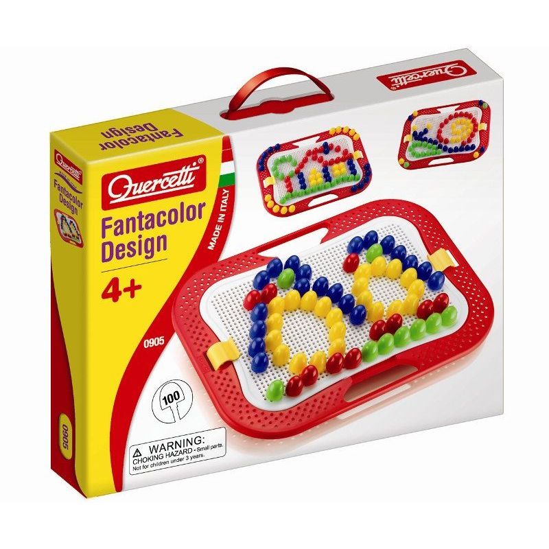 Quercetti FantaColor Mosaic Pegboard Toy