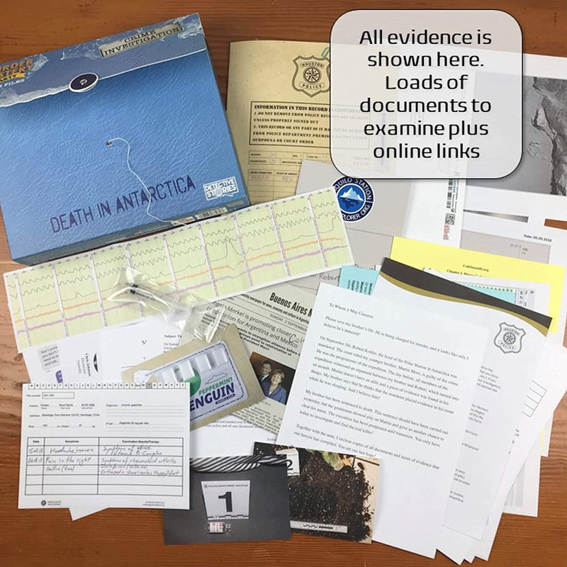 Murder Mystery Party Case Files: Death In Antarctica