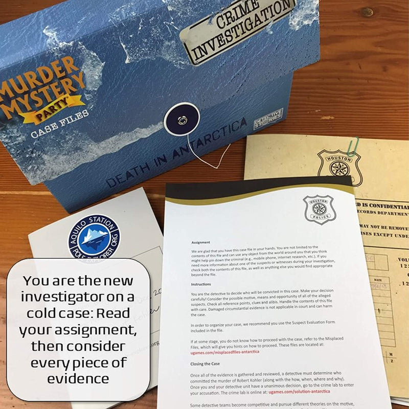 Murder Mystery Party Case Files: Death In Antarctica