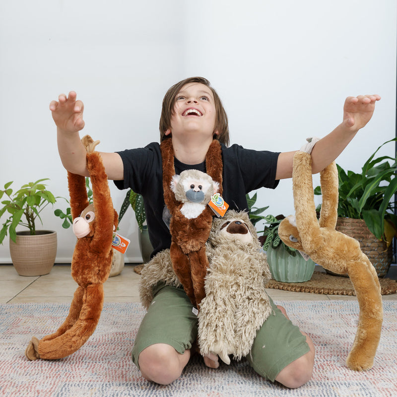 Hanging 3 Toed Sloth Plush soft toy