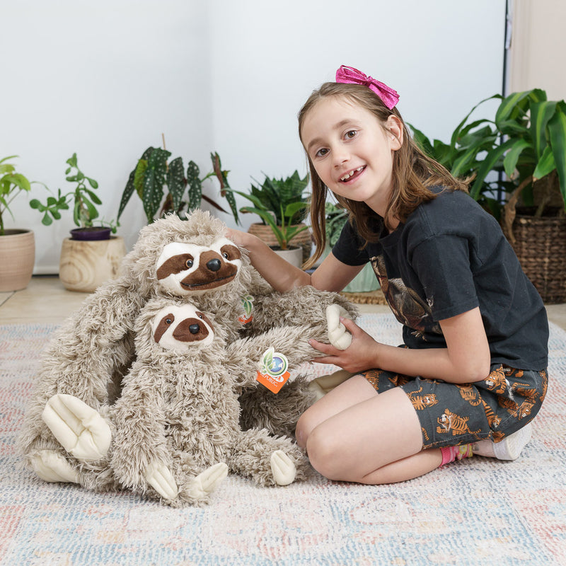 Wild Republic Cuddlekins Sloth Plushy - small