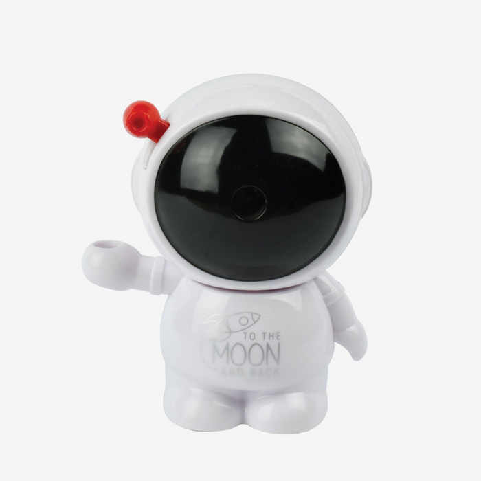 astronaut pencil sharpener waving