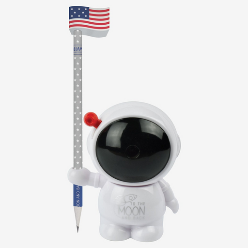 astronaut pencil sharpener product shot