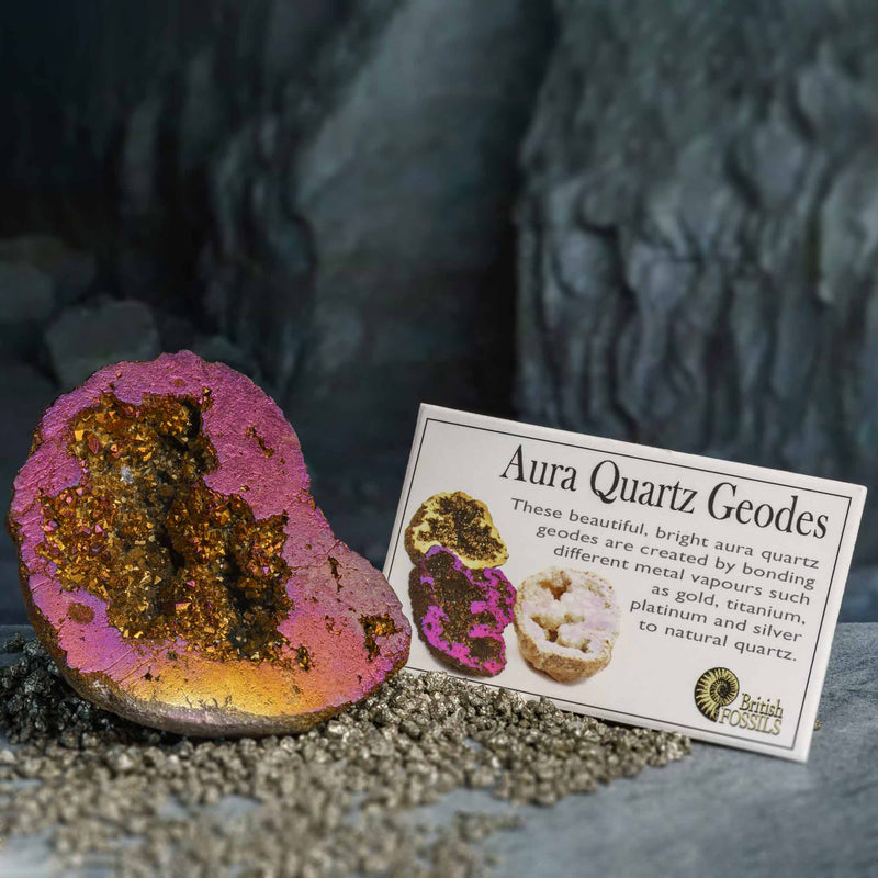 Aura Quartz Geode