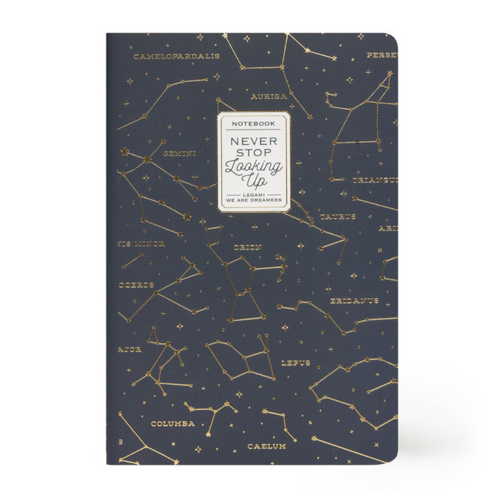 Never Stop Looking Up B5 Lined Notebook