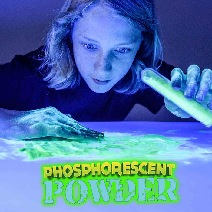 Phosphorescent Powder Glow in the Dark Experiments