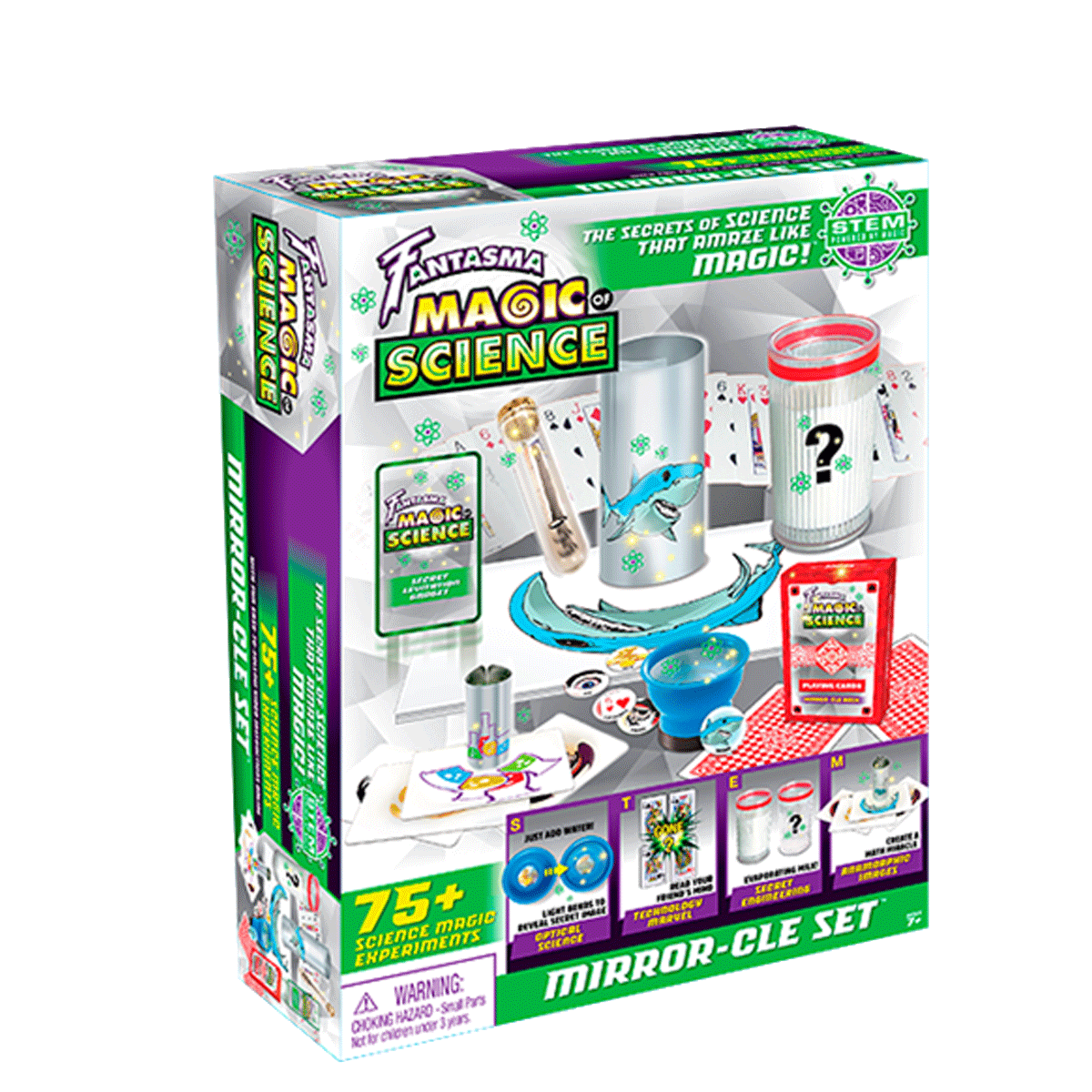 Magic Science Mirror cle 75 Science Experiments Professor Plums