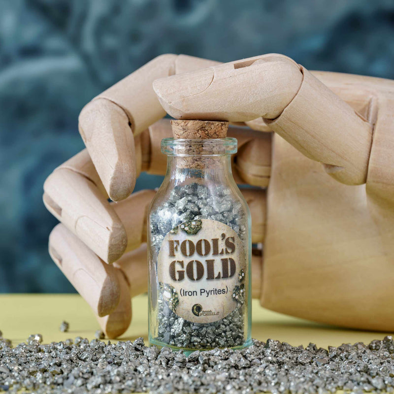 Fool's Gold Gemstone Bottle