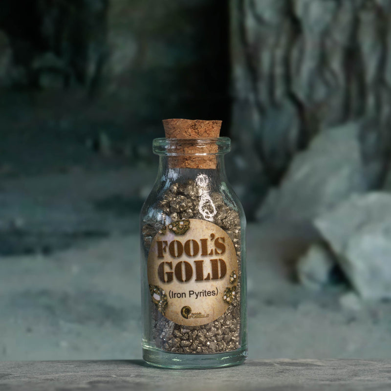 Fool's Gold Gemstone Bottle