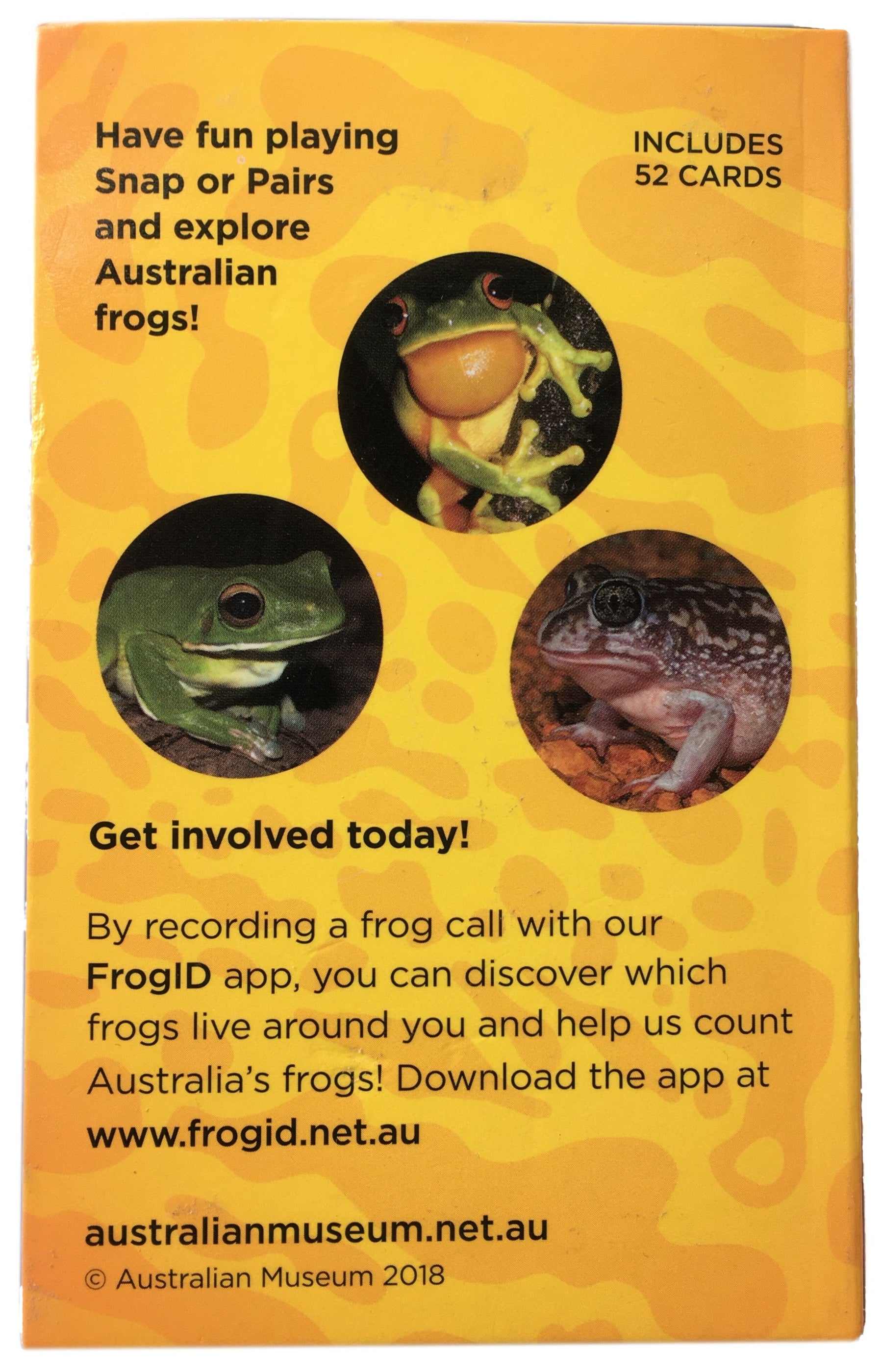 Frog ID Card Game — Professor Plums